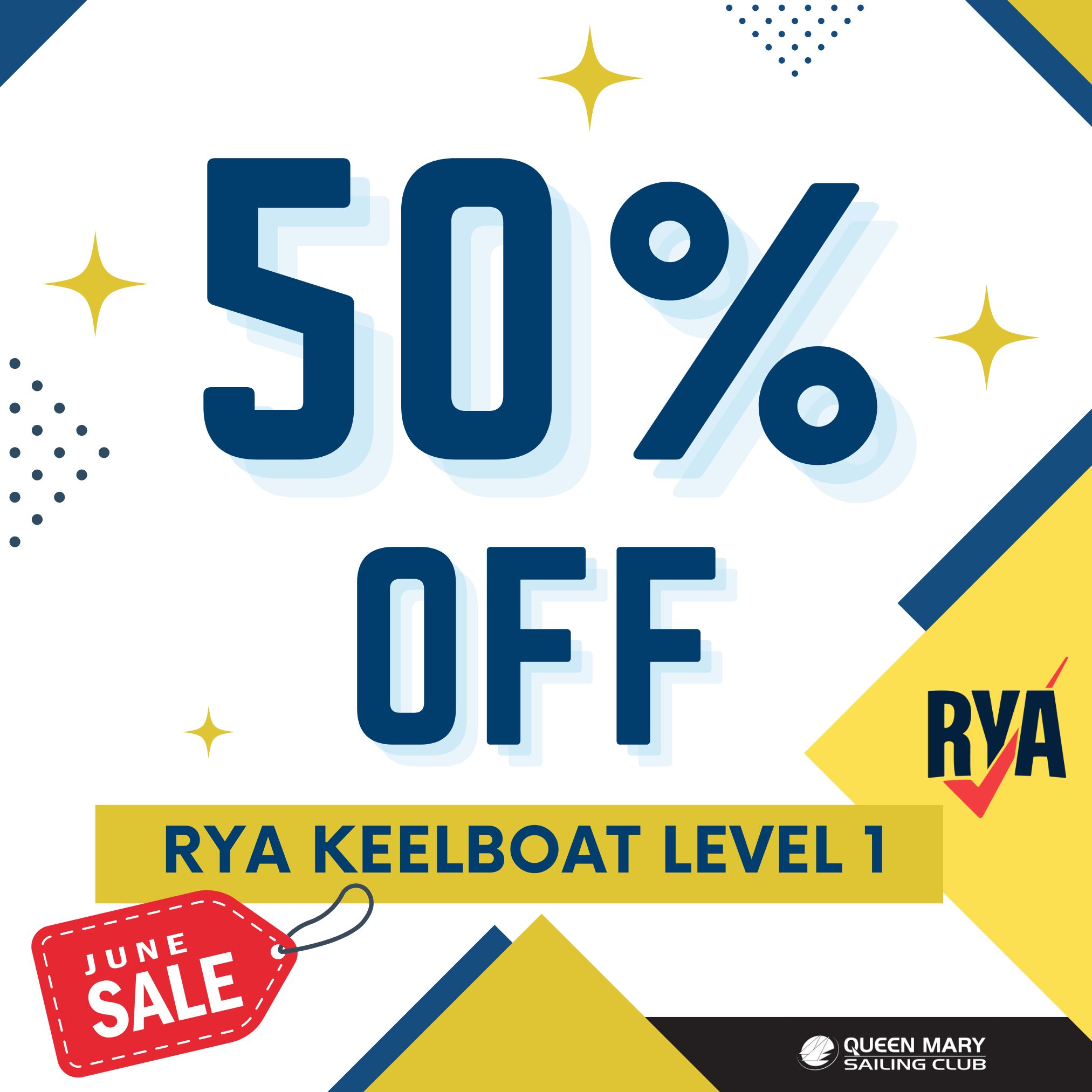 50 off Discount Saving Offer Discounted RYA Level 1 Keelboatingurse2