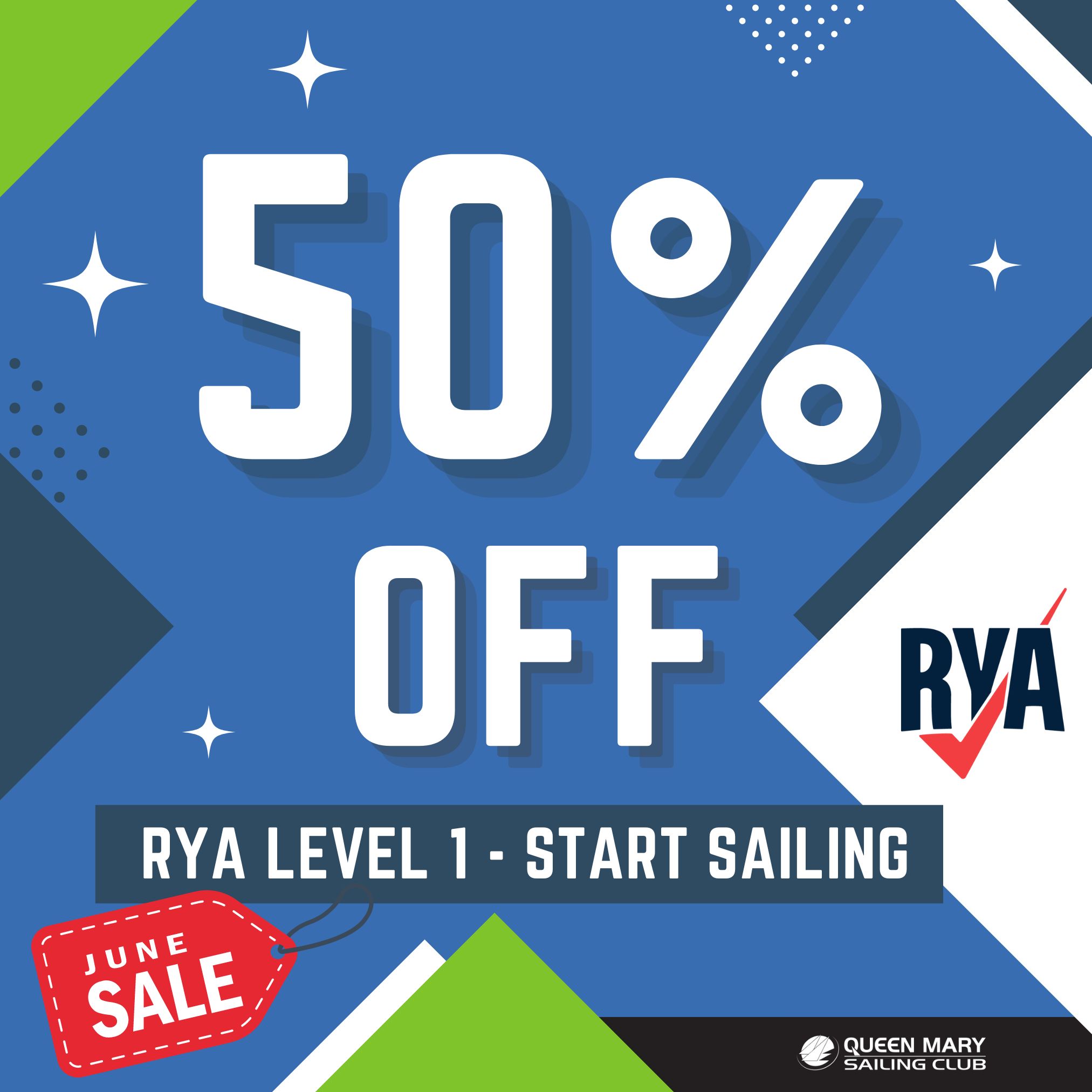50 off Discount Saving Offer Discounted RYA Level 1 Sailing Course2