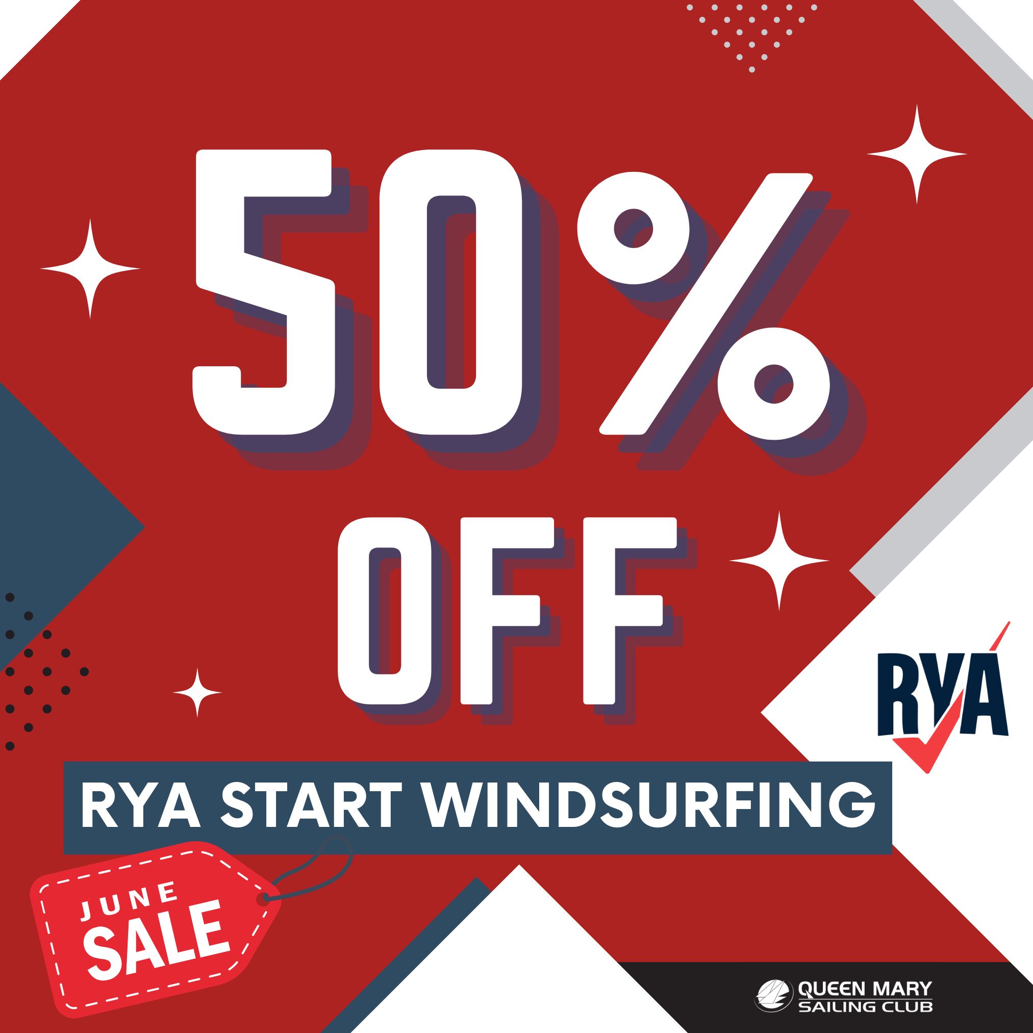 50 off Discount Saving Offer Discounted RYA Start Windsurfing2