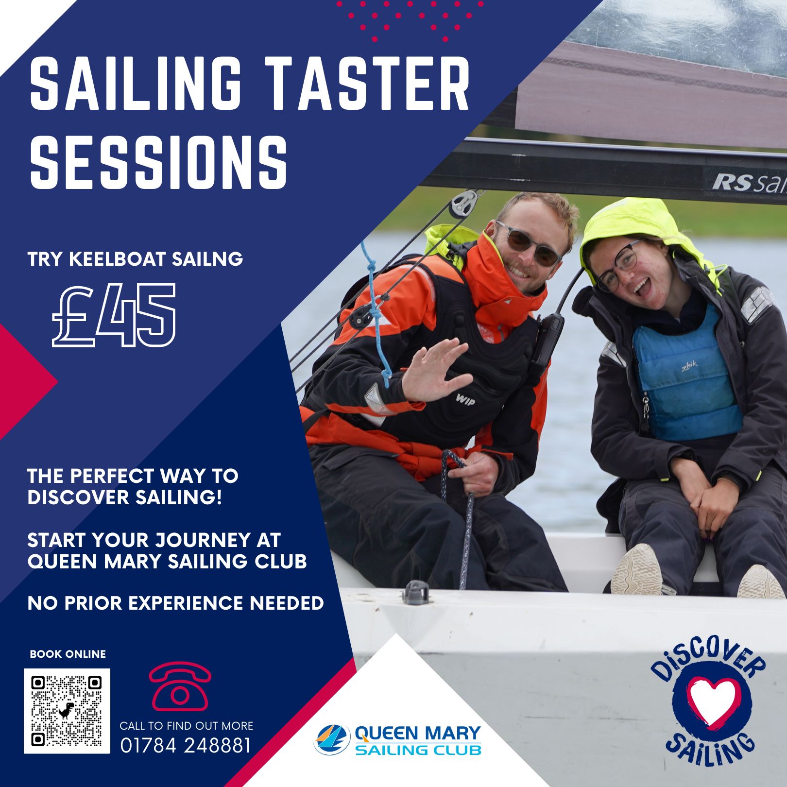 Sailing Tasters Sessions learn to sail
