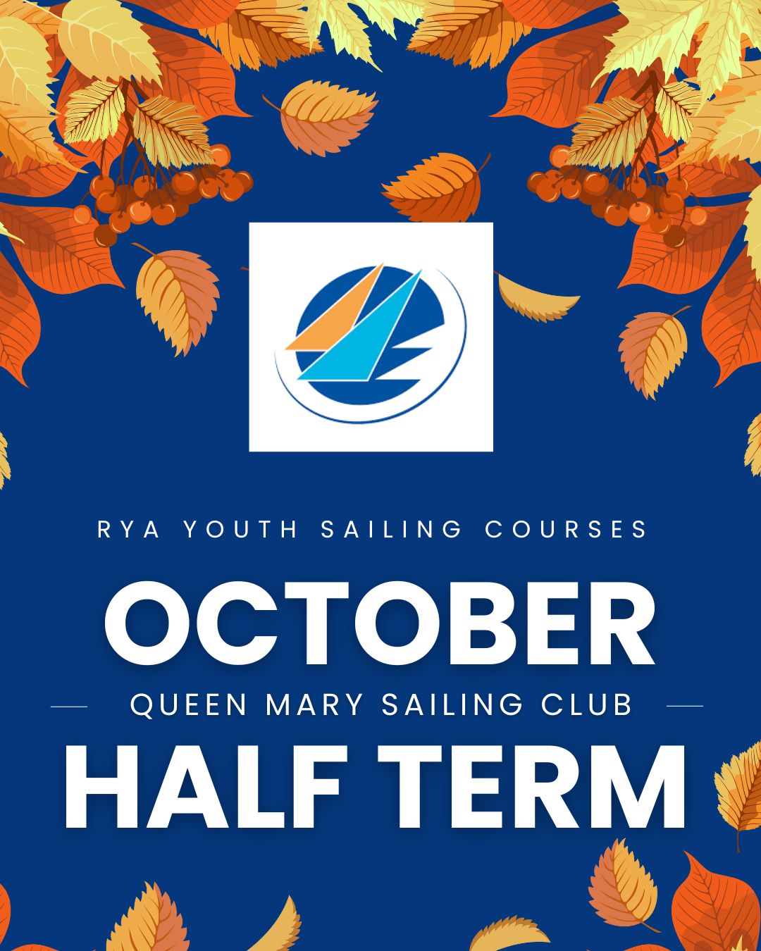 Youth Sailing Courses October Half Term 2